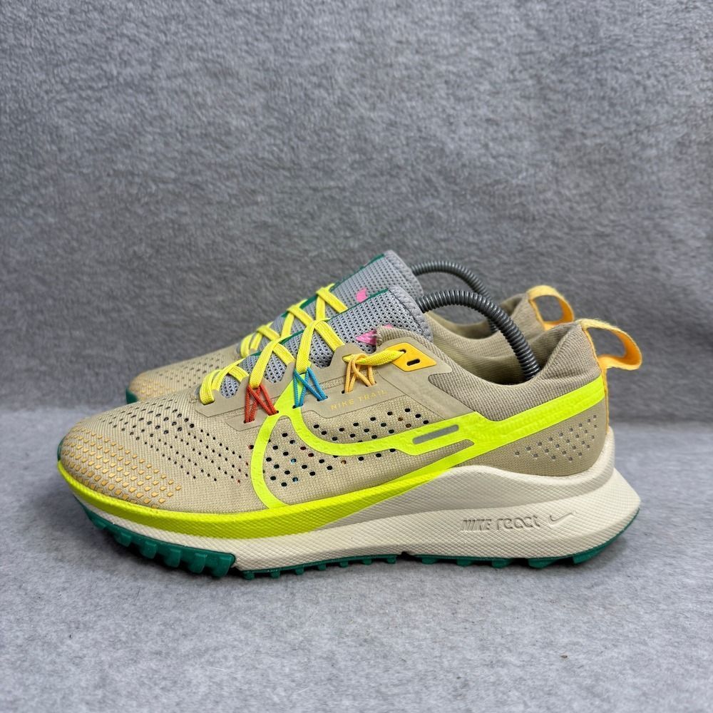 Nike Pegasus Trail 4 Mens Shoes Size 6 Tan Sand Trail Running Sneaker DJ6158-700